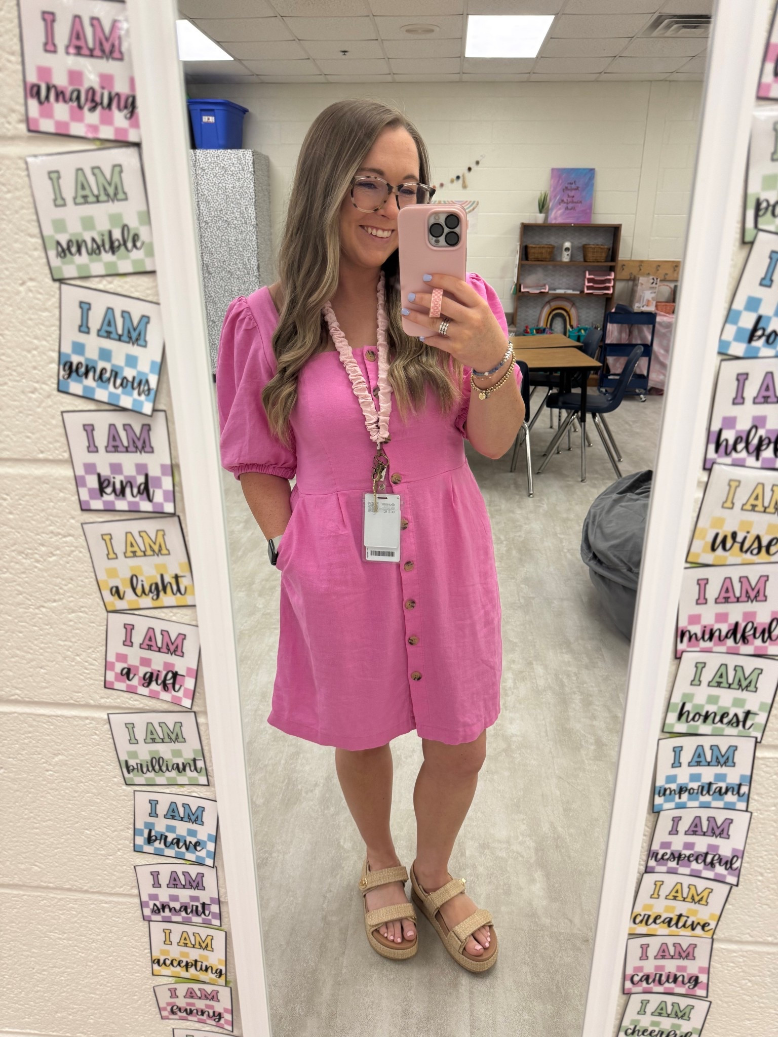 Cutest pink old navy dress on sale!!

#LTKSaleAlert #LTKFindsUnder50 #LTKWorkwear