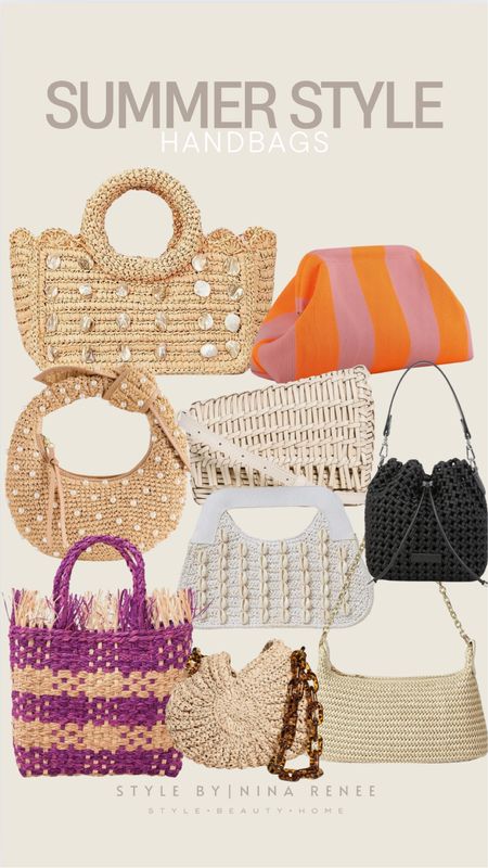 Summer style handbags! 

Purse, vacation, pool, date night 

#LTKItBag #LTKStyleTip #LTKFindsUnder100