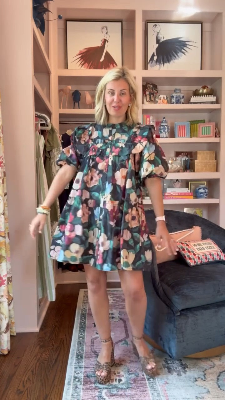 My favorite Cleobella style dress. I always get it when any new print comes out! I’m in a small dress and 8 heels. 

CODES:
Cleobella - mixandmatch15 
Allie + Bess - Catherine20

#LTKOver40 #LTKPetite #LTKootd