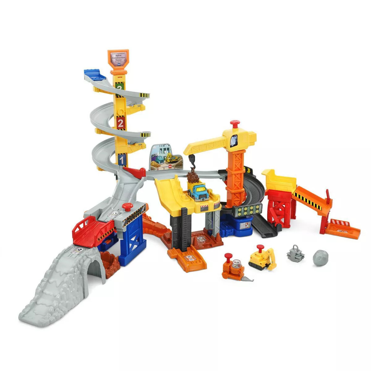 VTech Go! Go! Smart Wheels Speedy Spiral Construction Tower Track Set | Target