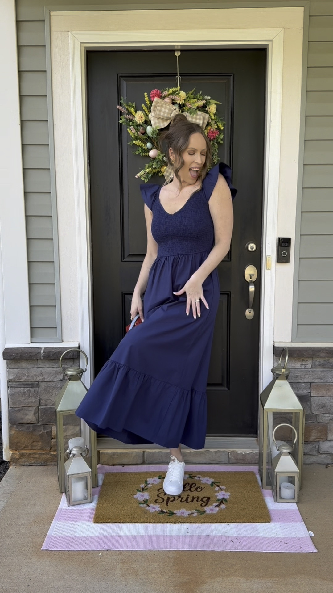 Spring outfit idea 🩵🩵

Maxi dress, resort wear, vacation outfit, white sneakers, casual sneaker, denim bag 

#LTKMothersDay #LTKWedding #LTKootd