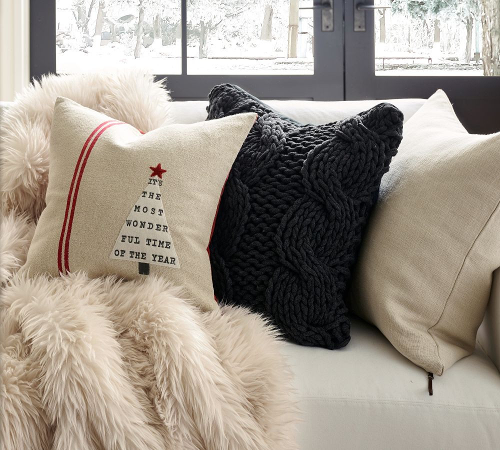 Luxe Faux Fur Throw | Pottery Barn (US)