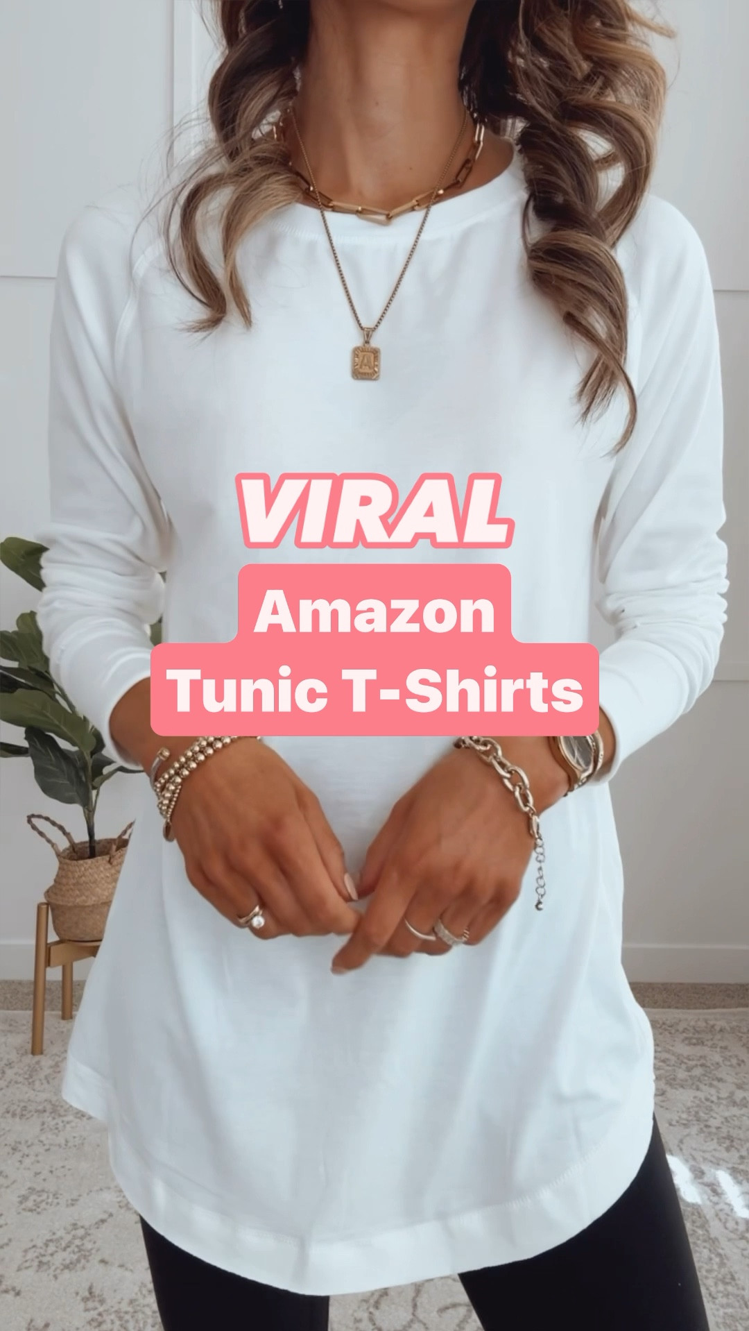 ✨These tunic t-shirts have great length and look so good styled with leggings! Style multiple ways for year round wear! 

✨Both come in multiple color options and fit true to size. I’m wearing a size small in both. 

#LTKfindsunder50 #LTKsalealert #LTKstyletip