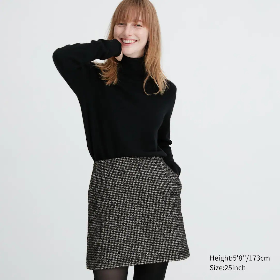 TWEED MINI SKIRT | UNIQLO (UK)