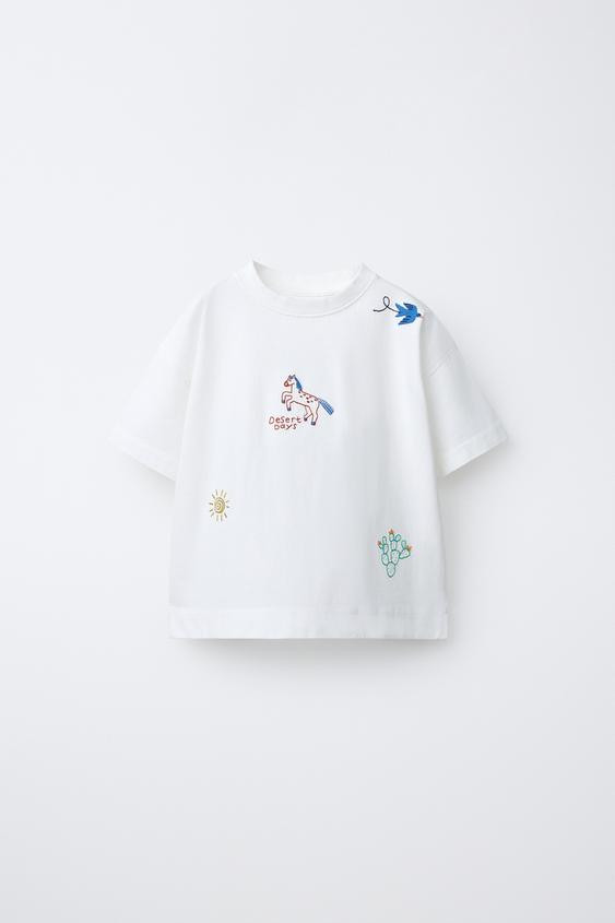 T-SHIRT BRODERIES | Zara FR