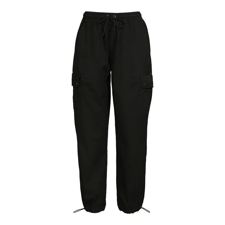 Time and Tru Women's Parachute Cargo Jogger Pants, 29" Inseam, Sizes XS-XXL - Walmart.com | Walmart (US)