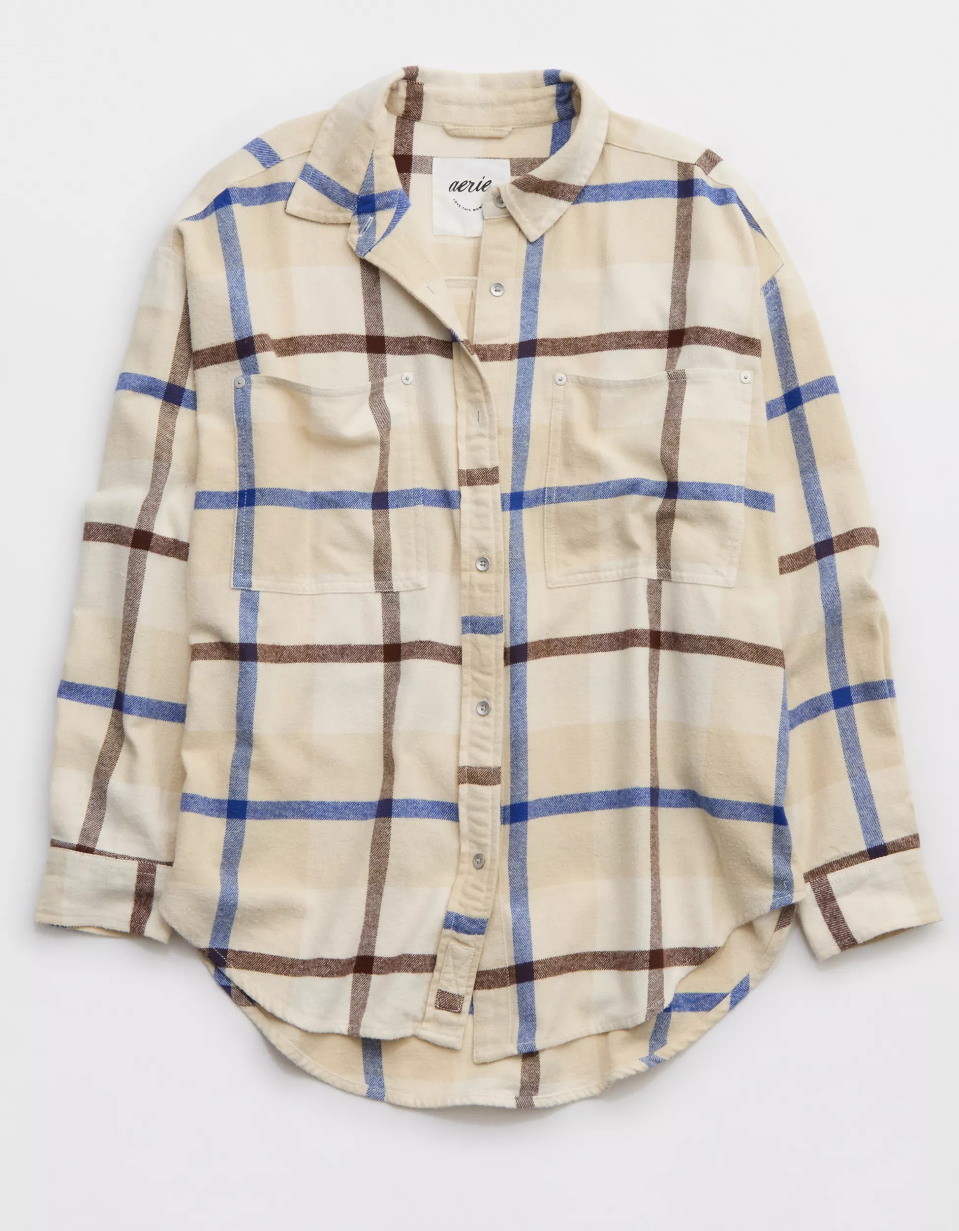 Aerie Anytime Fave Flannel Shirt | Aerie