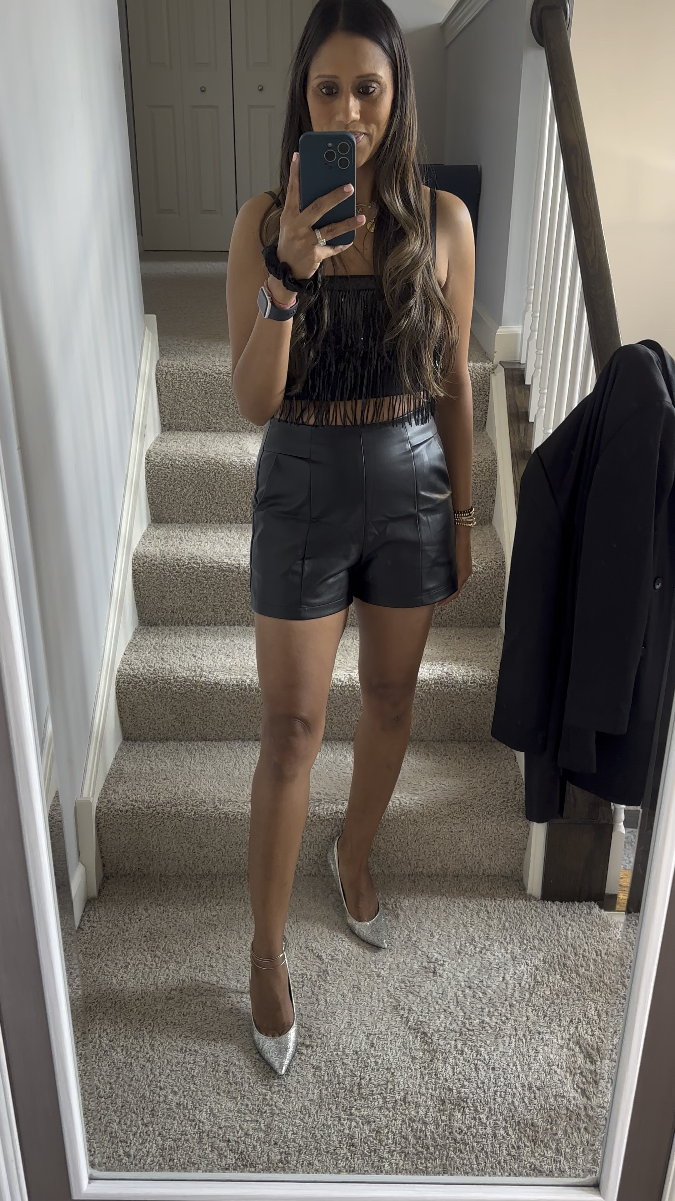 Perfect birthday outfit love all the sequin! These leather shorts are the best they look good on everybody - such great quality. They can be dressed up or down and worn them with sweaters and tights. 

#LTKWatchNow #LTKFindsUnder50 #LTKParties