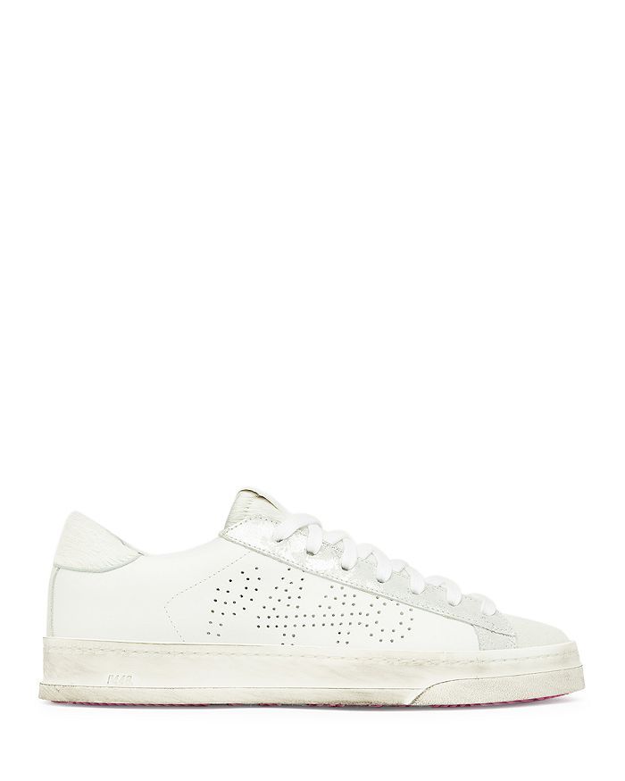 Women's Jack Perforated Calf Hair Trim Sneakers | Bloomingdale's (US)