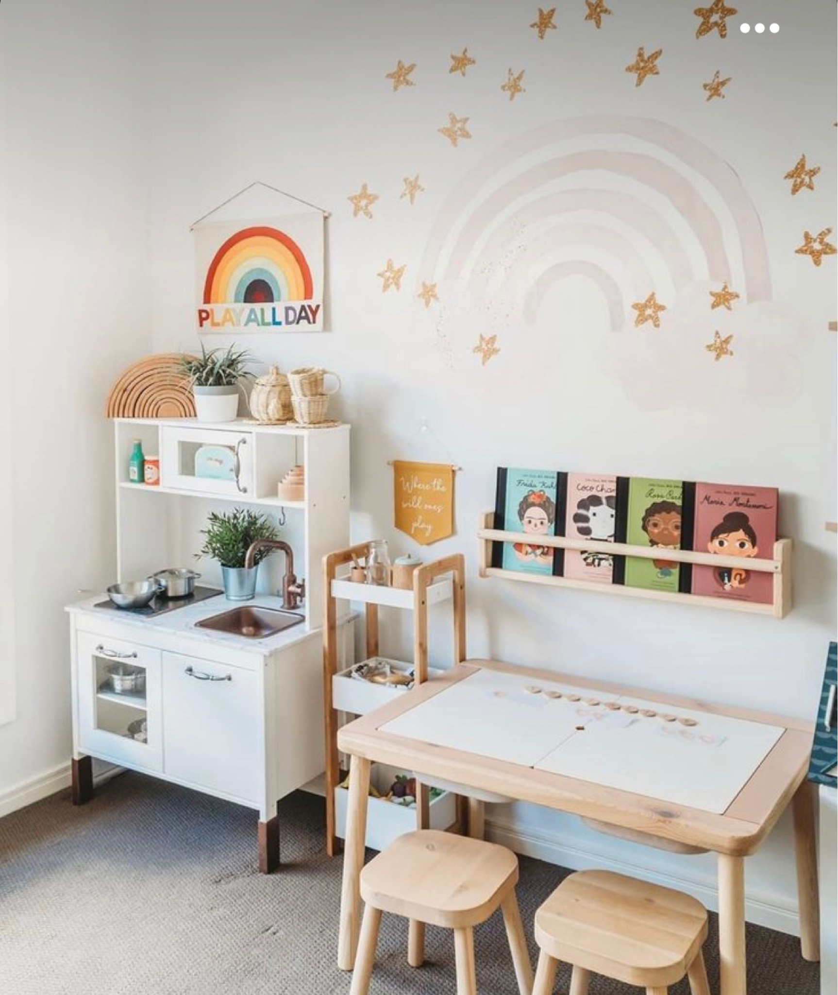 Such a fun toddler play room set up 🤩

Montessori is a great way to let your kiddo run with their imagination. Play and learn all in one space.

#playroominspo #playroom #playroominspiration #toddlerplay #montessoriplay

#LTKBacktoSchool #LTKkids #LTKhome