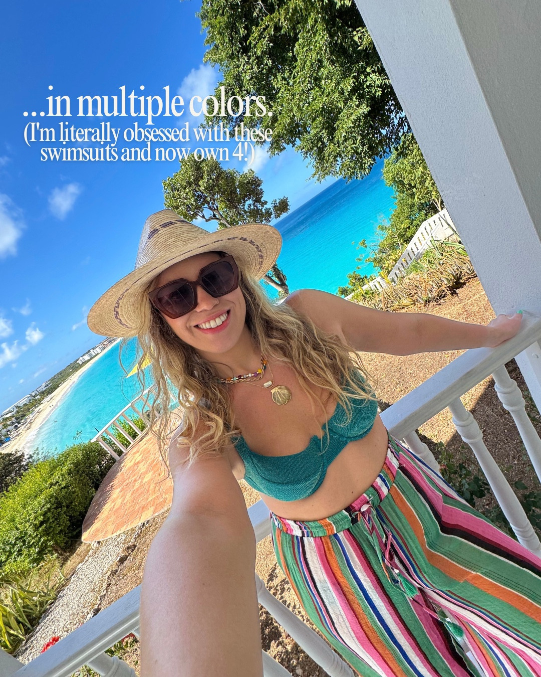 Absolute favorite swimsuit! Vetchy Laguna midsize swimsuit. Wearing a large top & xl bottom. Resort looks

#LTKSwim #LTKTravel #LTKMidsize