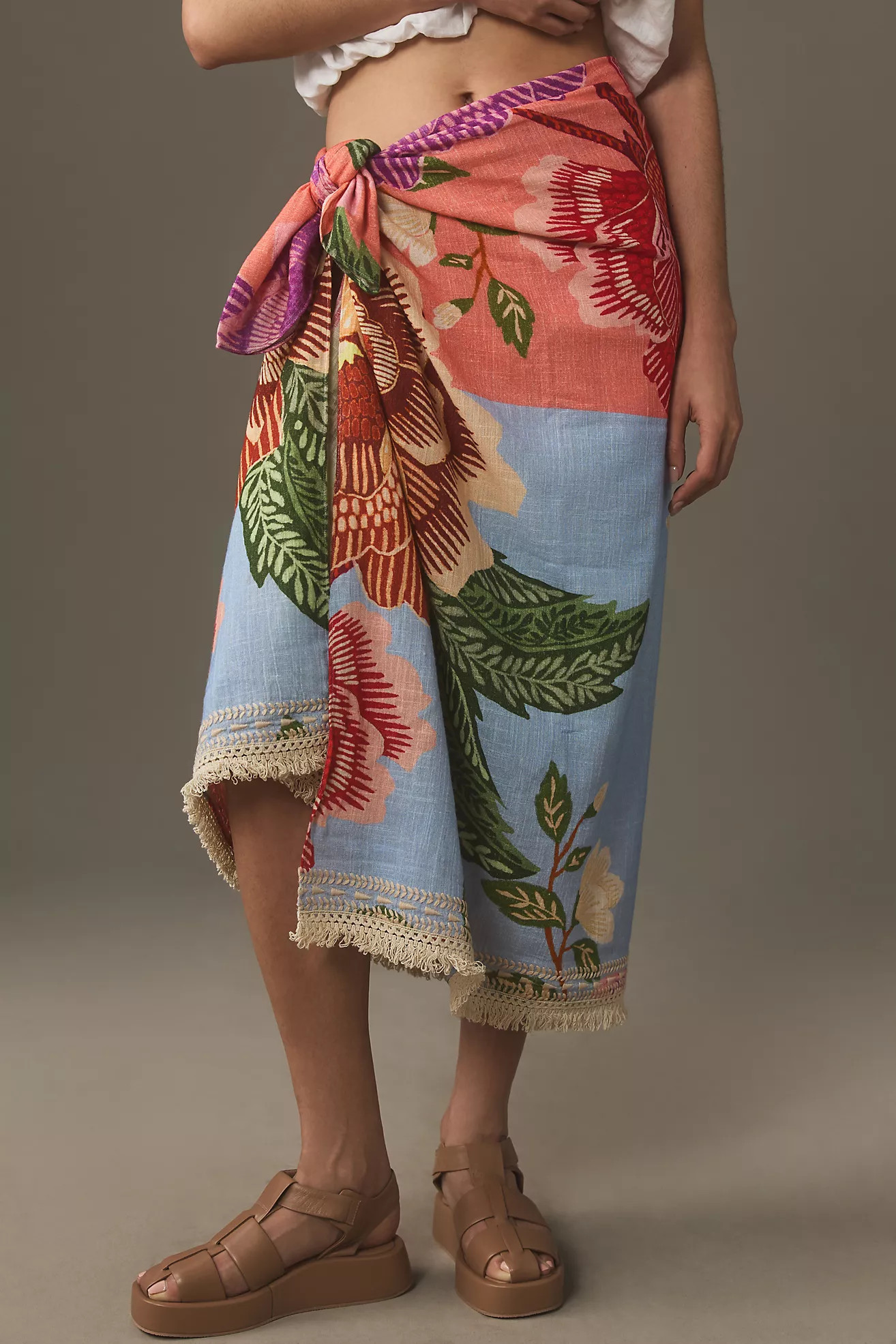 Farm Rio Flower Sarong | Anthropologie (US)
