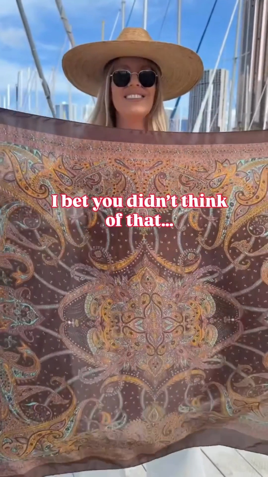 Would you make a halter top from a scarf? YES or NO ?

Use MONICABLONDEBEACHSC15 on Salty Crush

#scarves #stylingideas #silkscarf

#LTKootd #LTKSpringSale #LTKFestival