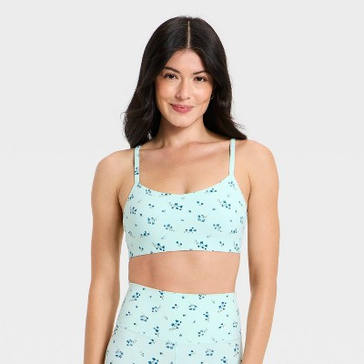 Women's Everyday Soft Light Support Bra - All In Motion™ Light Mint Green M | Target