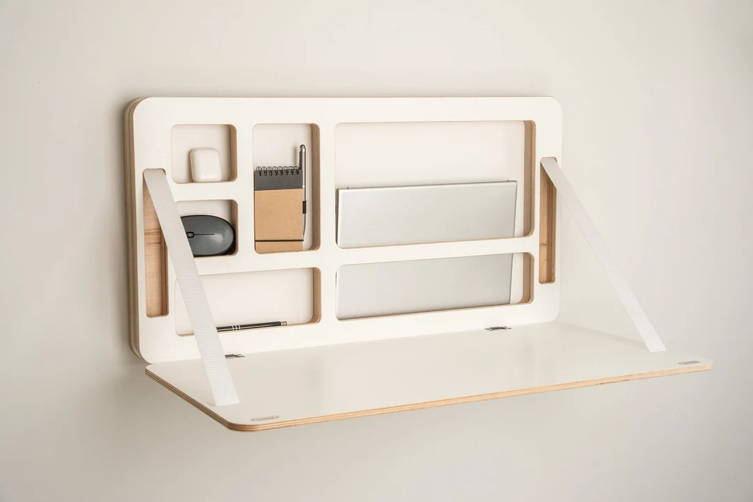 Minimalist Wall Mounted Murphy Desk - Etsy | Etsy (US)