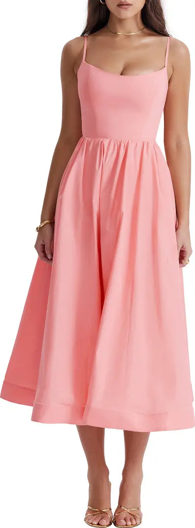 Lolita Corset Cotton Blend Fit & Flare Dress | Nordstrom