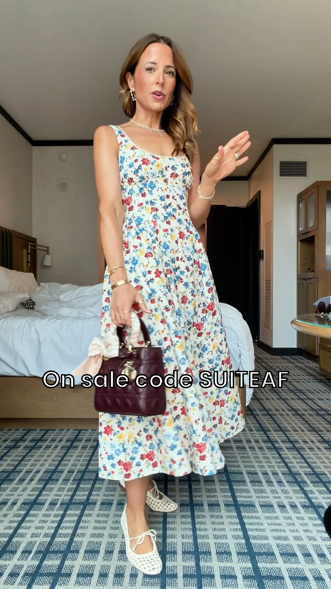 Today’s #ootd here! Floral midi dress from bra-free collection. Wearing XXS petite. Fall outfit. Fall dress. Fall style. Elevated casual outfit. Baby shower outfit. Wedding shower outfit. Woven ballet flats are TTS.

#LTKootd #LTKSeasonal #LTKPetite