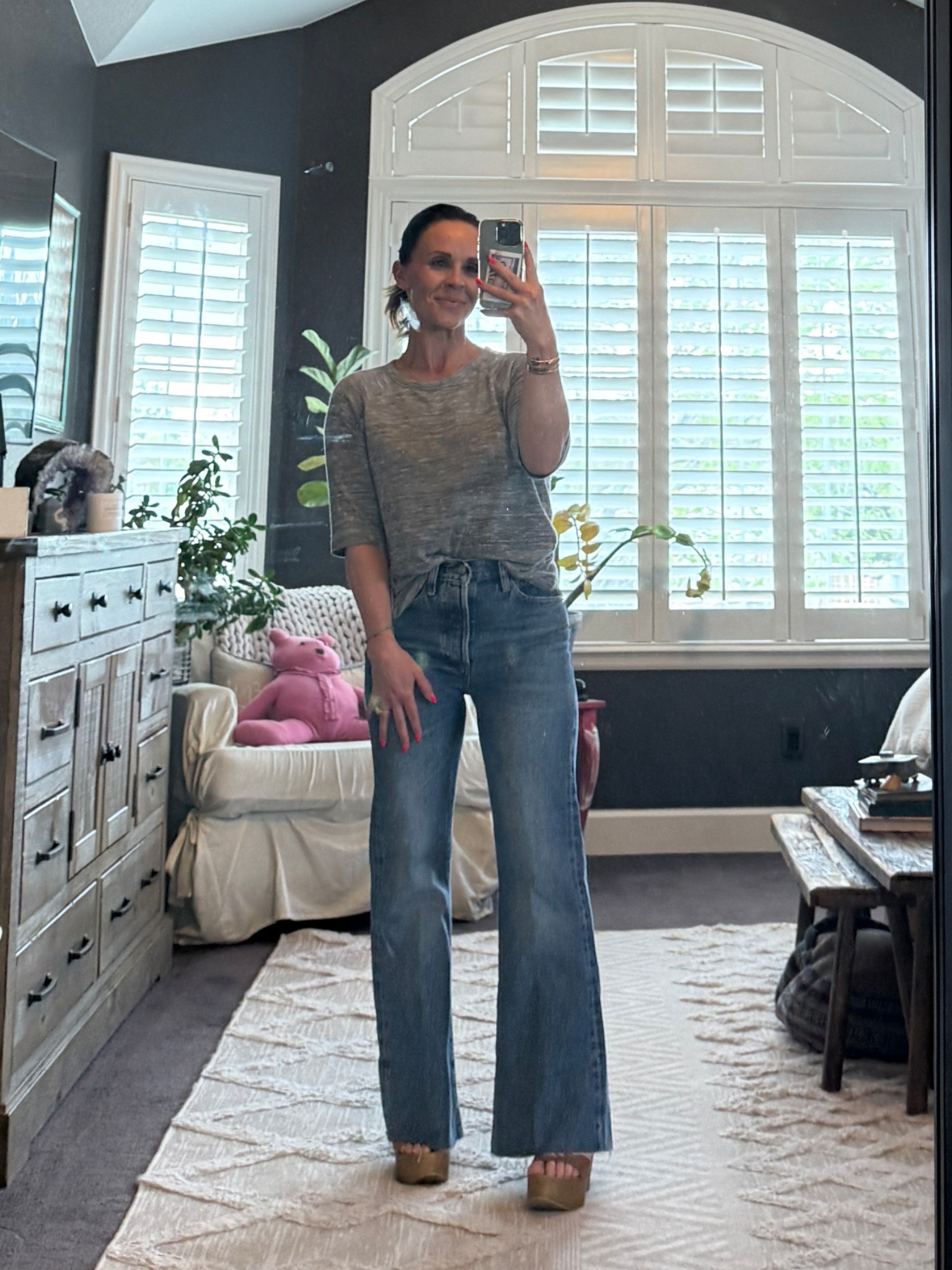 These jeans 🤩 ps : I hemmed them myself!!! 

#LTKPetite #LTKootd #LTKgrwm