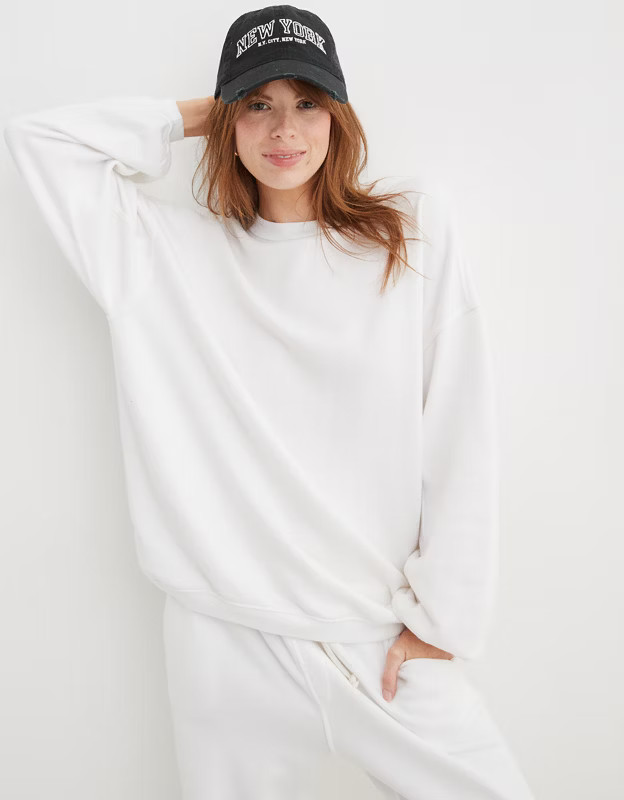 Aerie REAL Crew Sweatshirt | American Eagle Outfitters (US & CA)