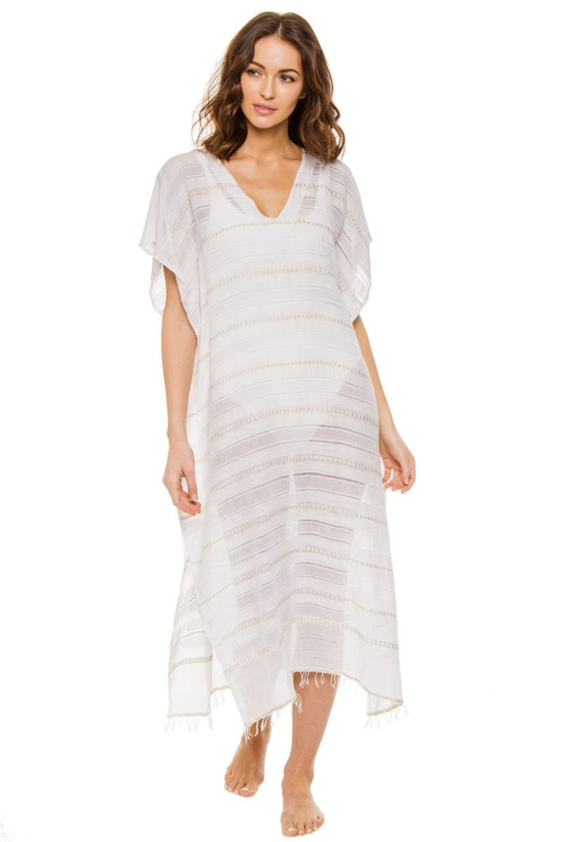 Abira Fringe Classic Caftan | Everything But Water