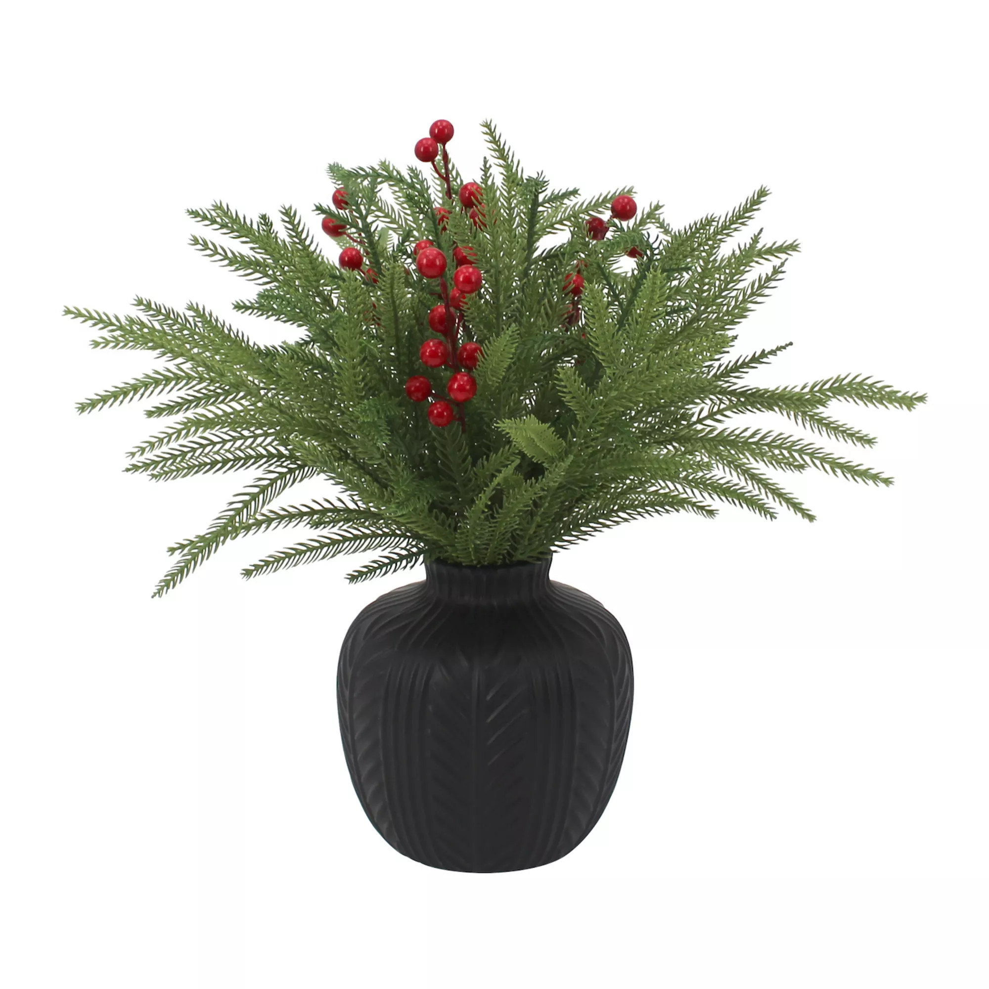 St. Nicholas Square® Artificial Botanical in Knit Ceramic Pot | Kohl's