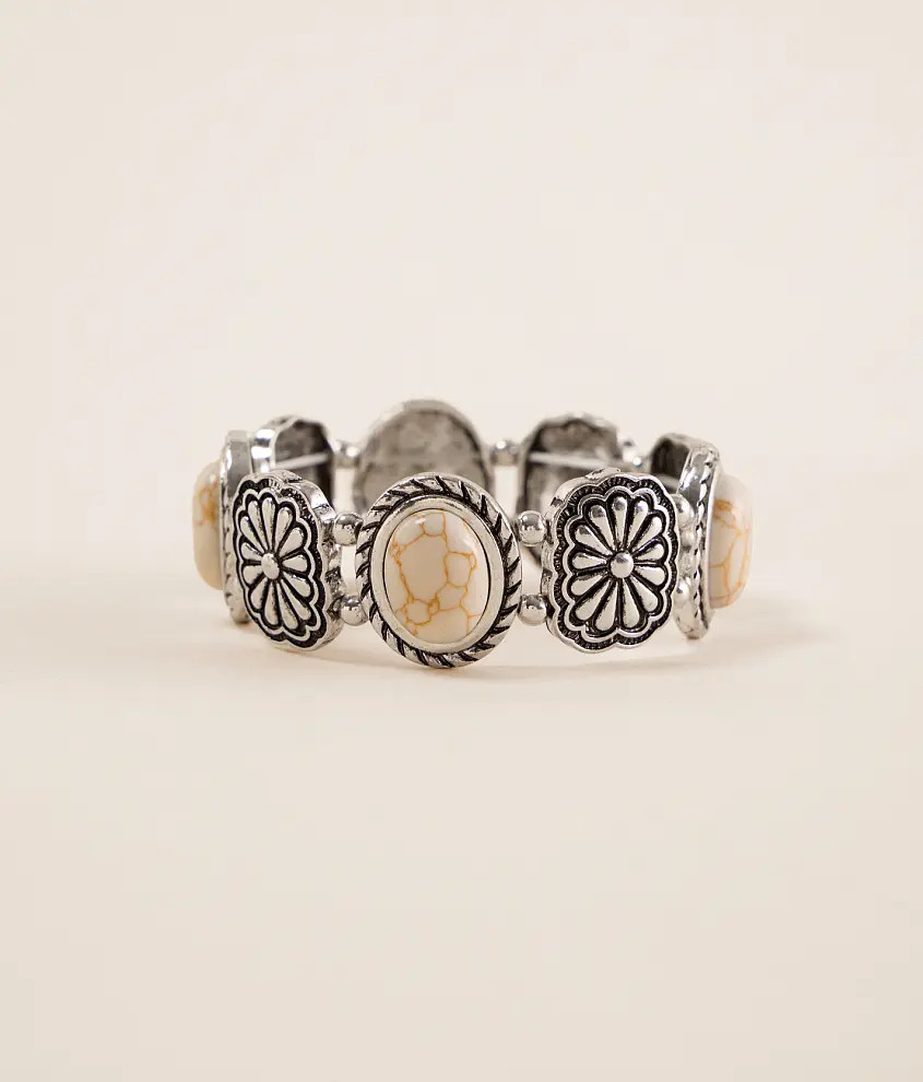 Howlite Stone Bracelet | Buckle