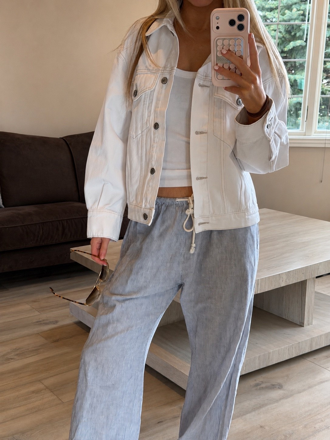Obsessed with these John Galt striped pants. Perfect for running errands / a summer day

#LTKgrwm #LTKootd
