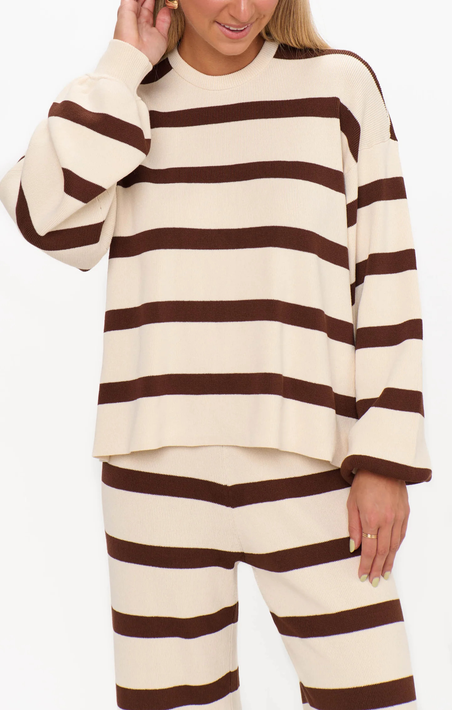 Pismo Sweater ~ Driftwood Stripe | Show Me Your Mumu
