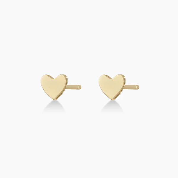 14k Gold Heart Studs | Gorjana