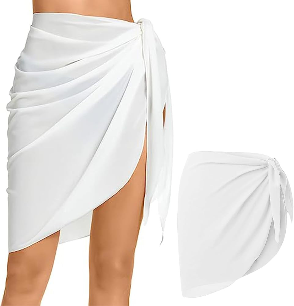 OIG Brands Sarong Coverups For Women 100% Chiffon Beach Cover Up Women That Replace Beach Skirt |... | Amazon (US)