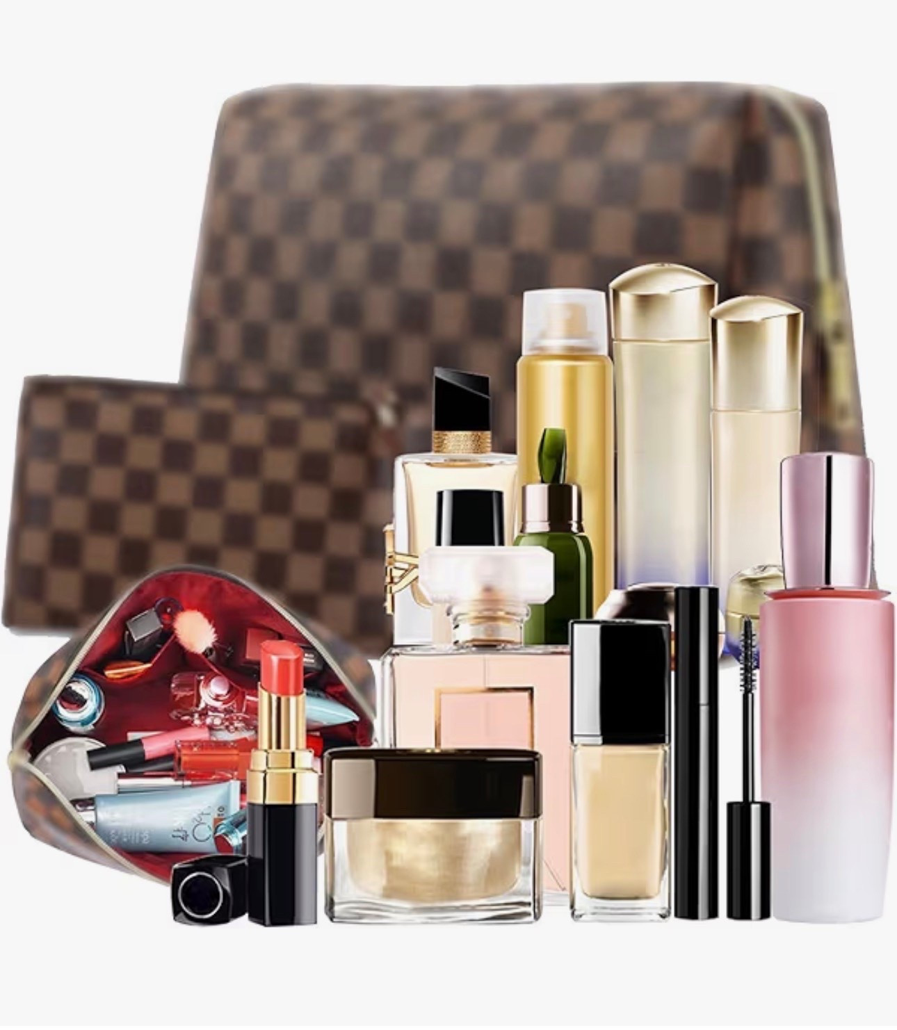 Makeup bags for all your stuff with a designer twist #lvmakeupbags #makeupbags #designerinspired

#LTKgrwm #LTKOver40 #LTKSaleAlert