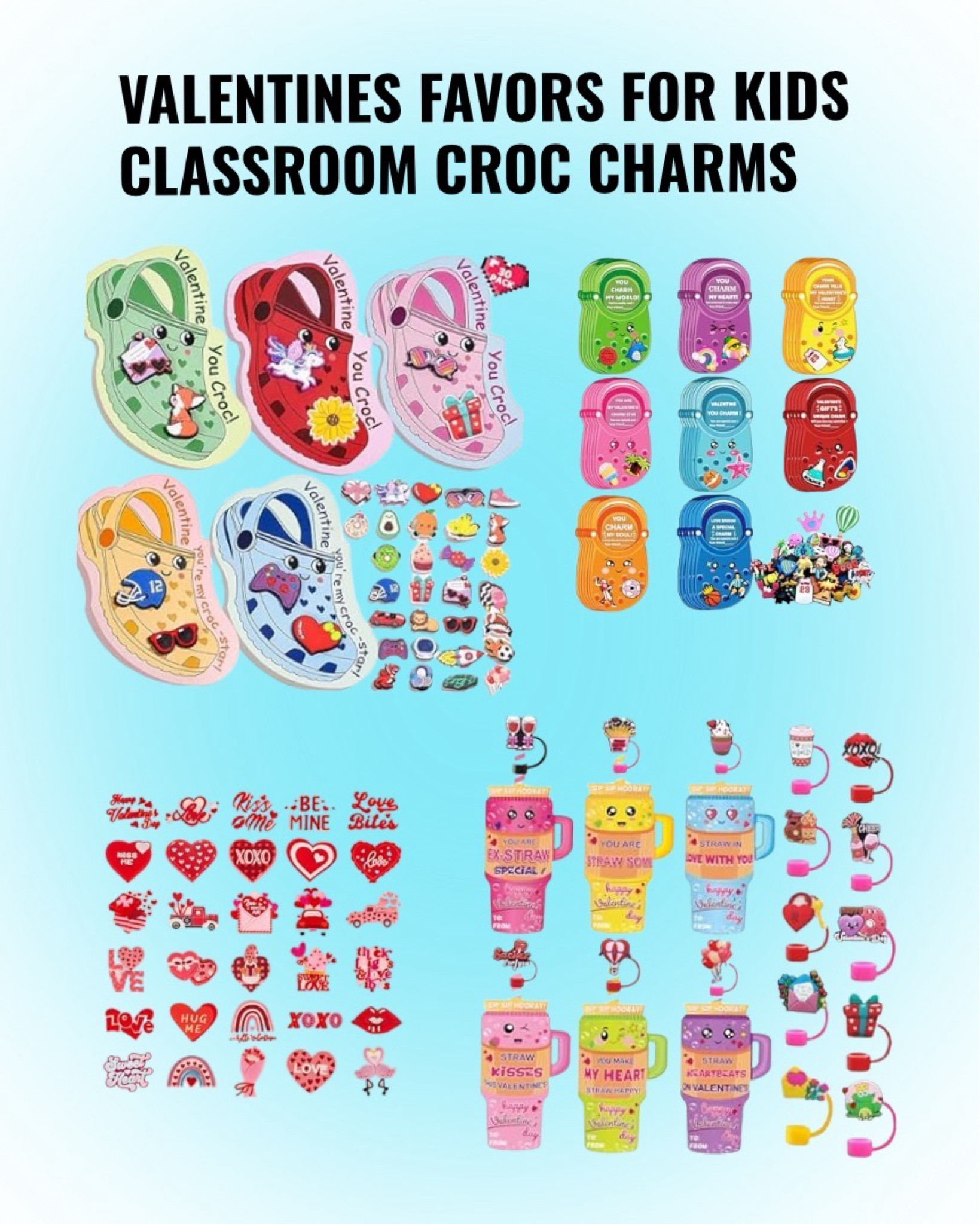 Valentines favors for kids classmates croc charms
No candy kids valentines gifts for class room


#LTKSeasonal #LTKGiftGuide #LTKKids