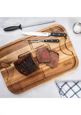 Viking Carving Board with 3pc Carving Set | Belk