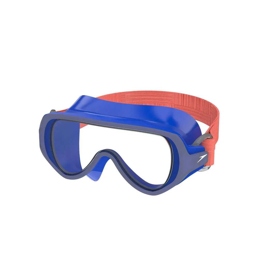 Speedo Kids' Swim Mask With Fabric Strap - Blue | REBEL (formerly Rebelstork)