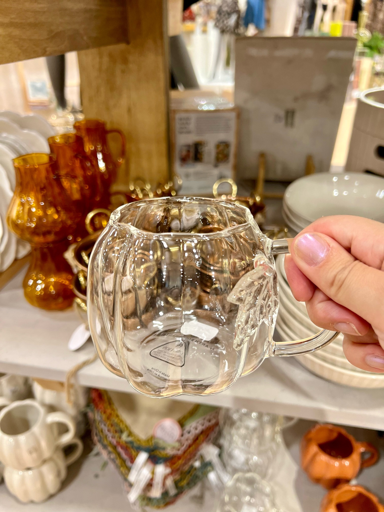 Cindy Glass Pumpkin Mug from Anthropologie 

#LTKHalloween #LTKSeasonal #LTKHome