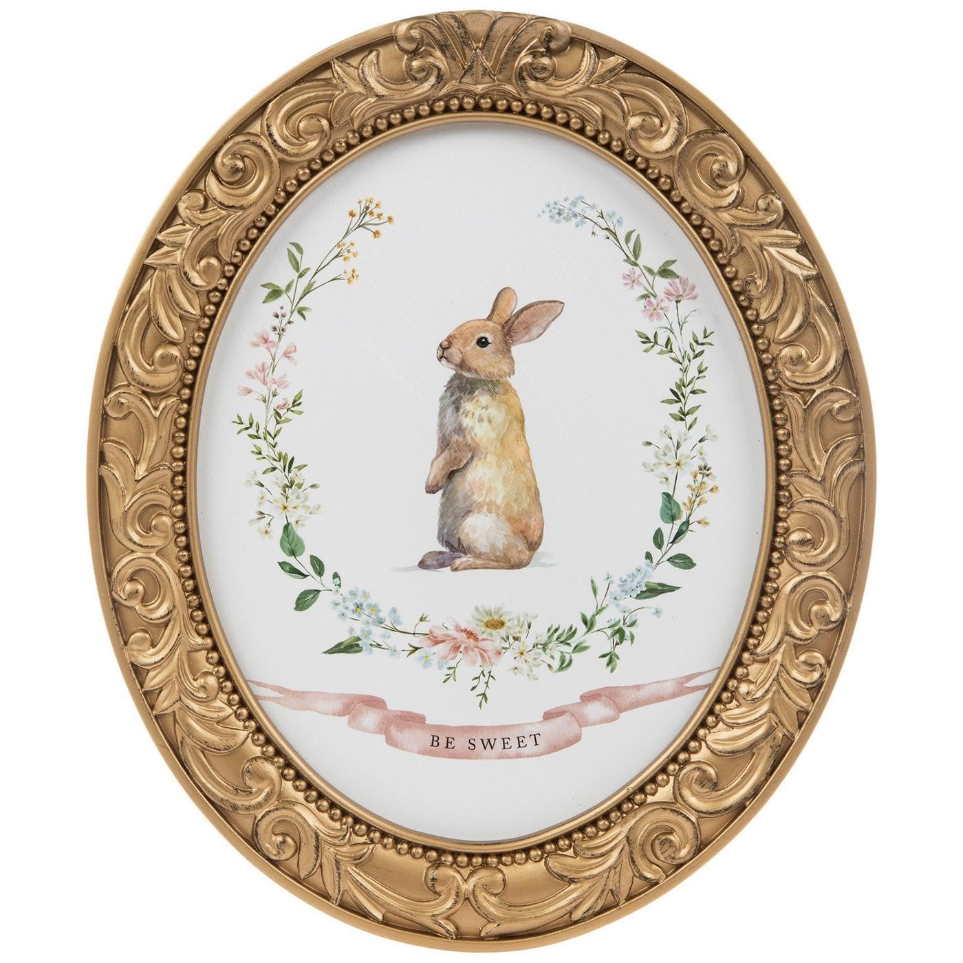 Hobby Lobby Oval Wall Art, Nursery Collection with Inspirational Messages, 12" H x 10" W, Gold Fr... | Amazon (US)