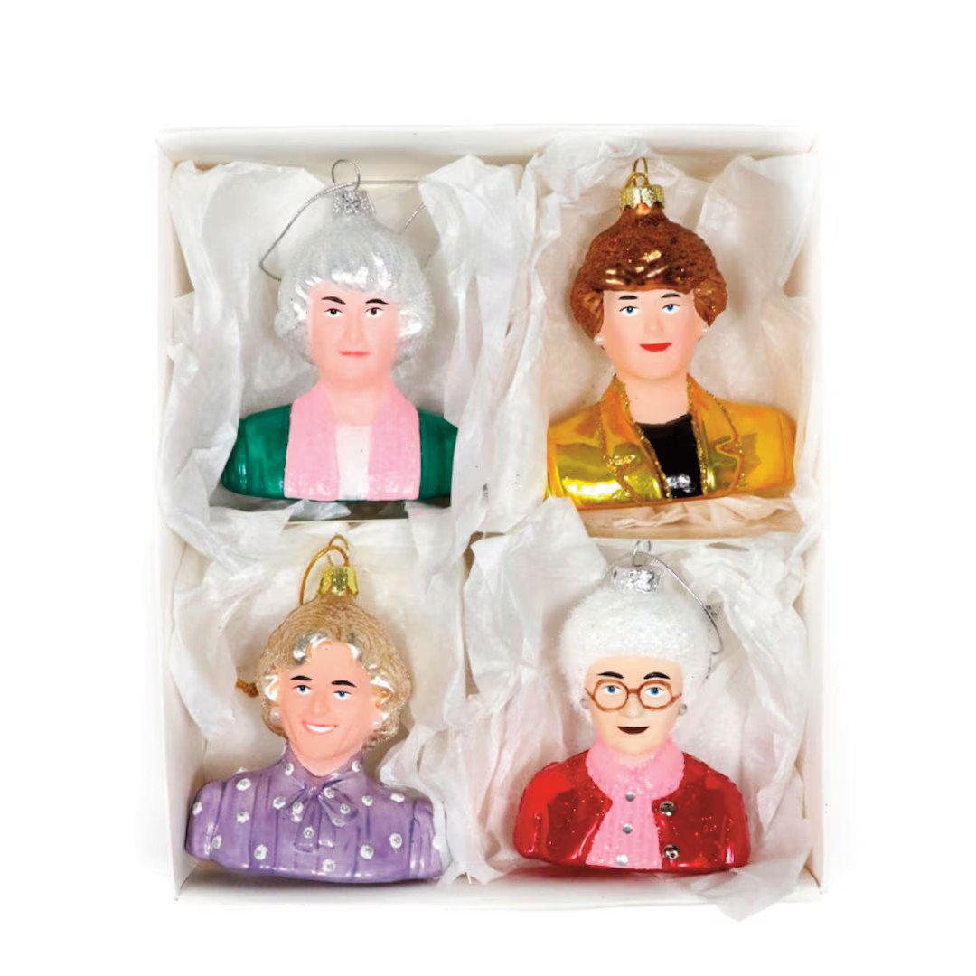 Tiny Golden Girls Ornaments Set of 4, Christmas Decoration - Etsy | Etsy (US)