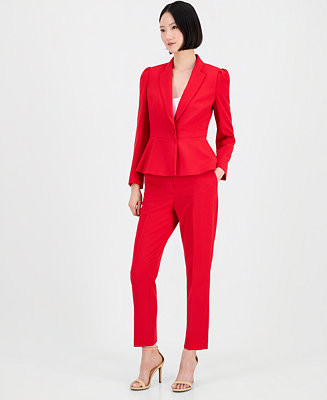 Belted Wrap Pant Suit Set | Macy's