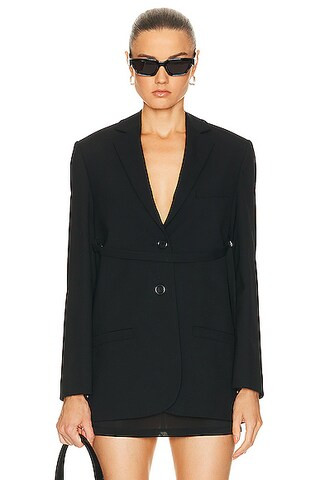 Strap Wool Tailored Jacket | FWRD 