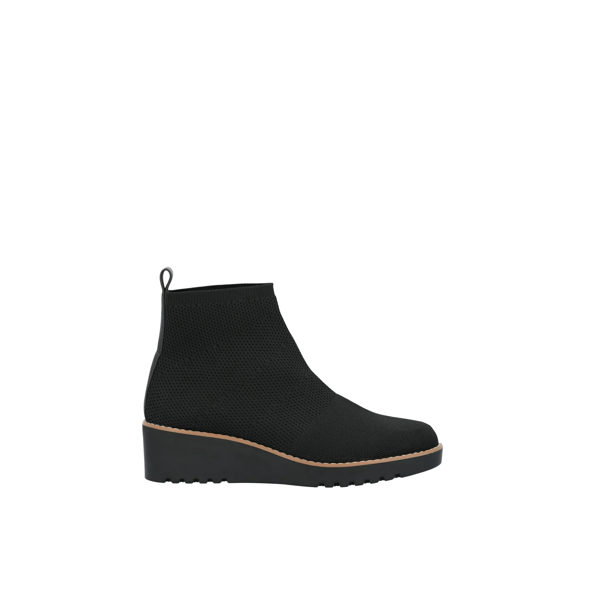 Time and Tru Women's Comfort Knit Wedge Booties | Walmart (US)