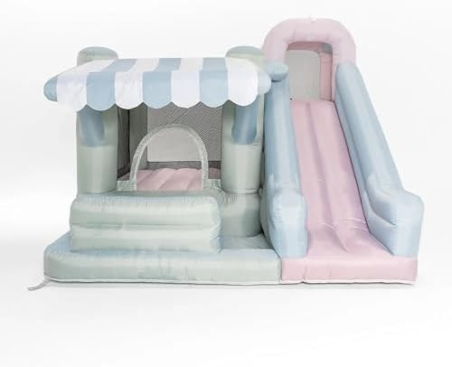 Market Splash Water Slide Bounce House, Inflatable Water Slide with Climbing Wall & Sprinkler, Fe... | Amazon (US)