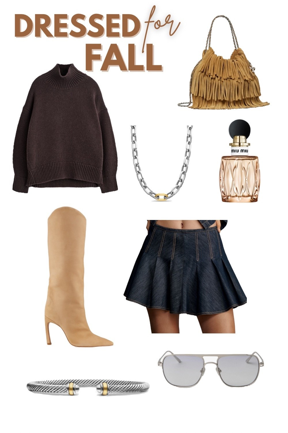 Get into the fall vibe with texture, chunky knots, denim, and fringe. 

#LTKStyleTip #LTKItBag #LTKShoeCrush