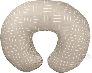 Boppy Organic Original Nursing Support, FKA Boppy Nursing Pillow, Sand Criss Cross, Ergonomic Bre... | Amazon (US)