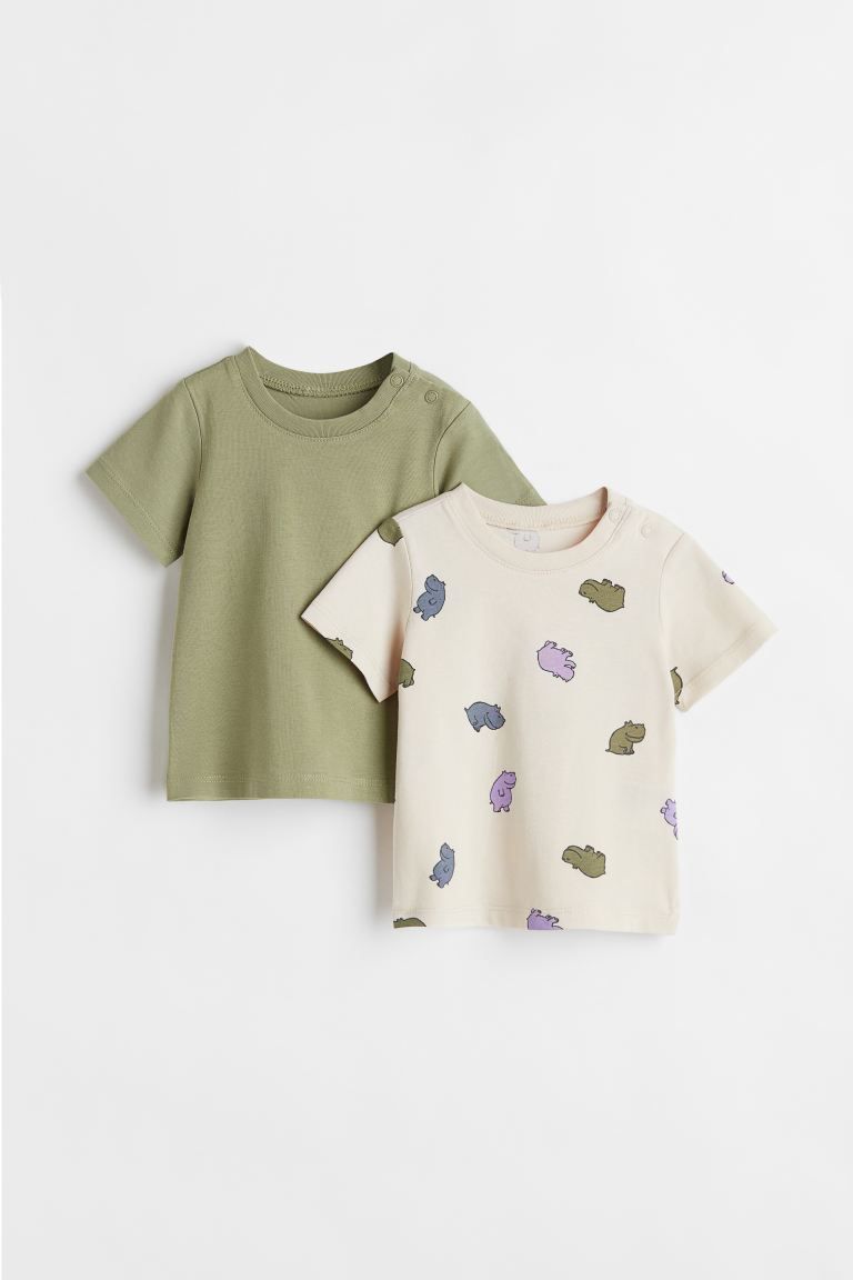 2-pack Jersey T-shirts | H&M (US)