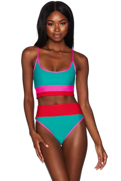 Eva Top Cabana Colorblock | Beach Riot