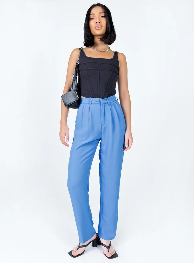 Joplin Pants Blue | Princess Polly US