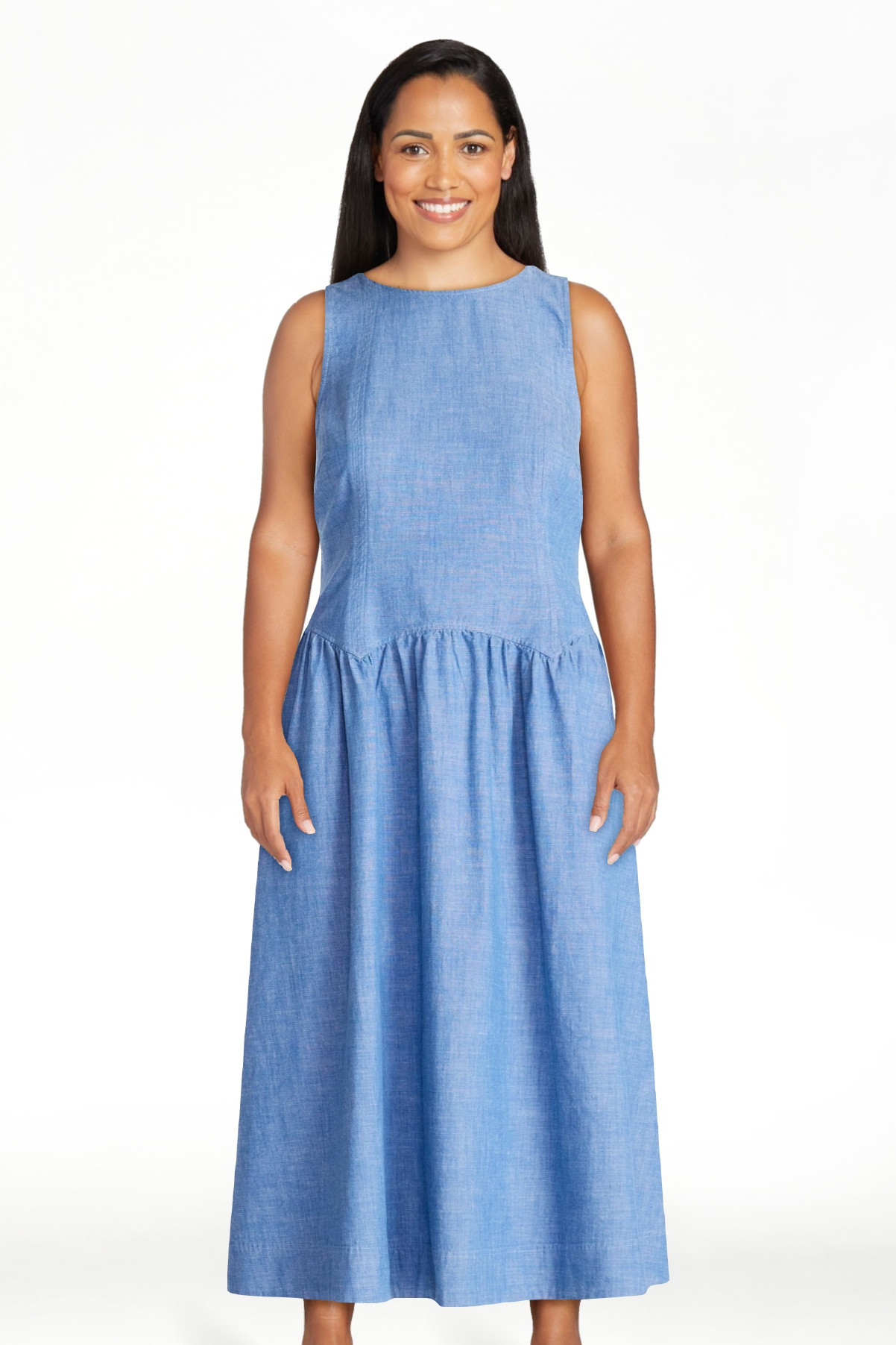 Free Assembly Women\u2019s and Women's Plus Sleeveless Cotton Racer Back Maxi Dress, Sizes XS-4X | Walmart (US)