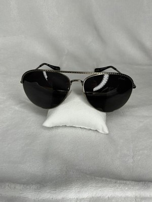 Lanvin Aviator Sunglasses Black Lens & Gunmetal Frame & Case New W/out Tags | eBay US