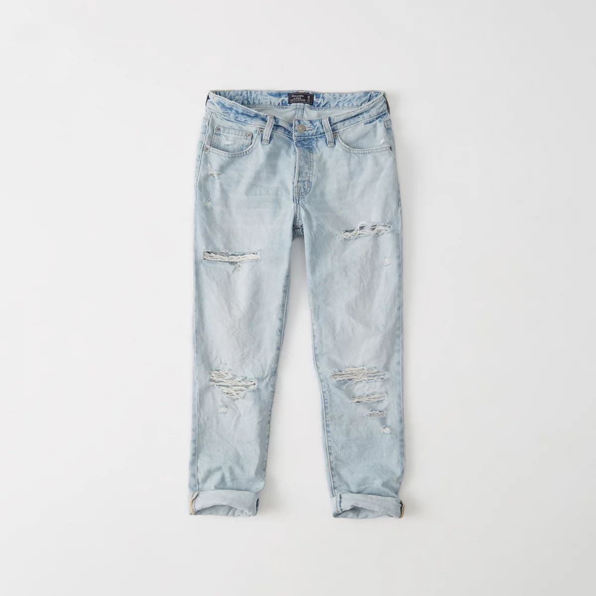 Low-Rise Slim Boyfriend Jeans | Abercrombie & Fitch US & UK