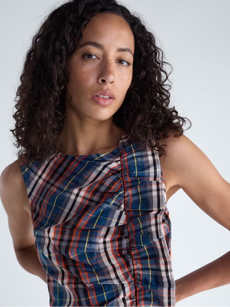 Free Assembly Women\u2019s and Women's Plus Sleeveless Ruffle Front Midi Dress, Sizes XS-4X | Walmart (US)